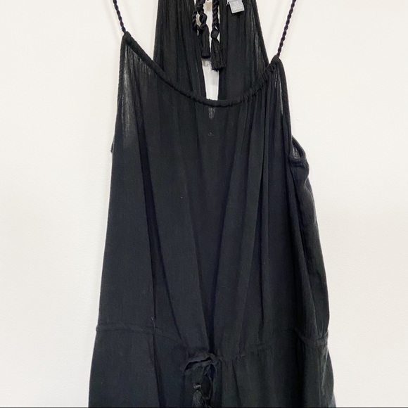 Aerie Short Black Romper with Lace Hem XS - Picture 5 of 8